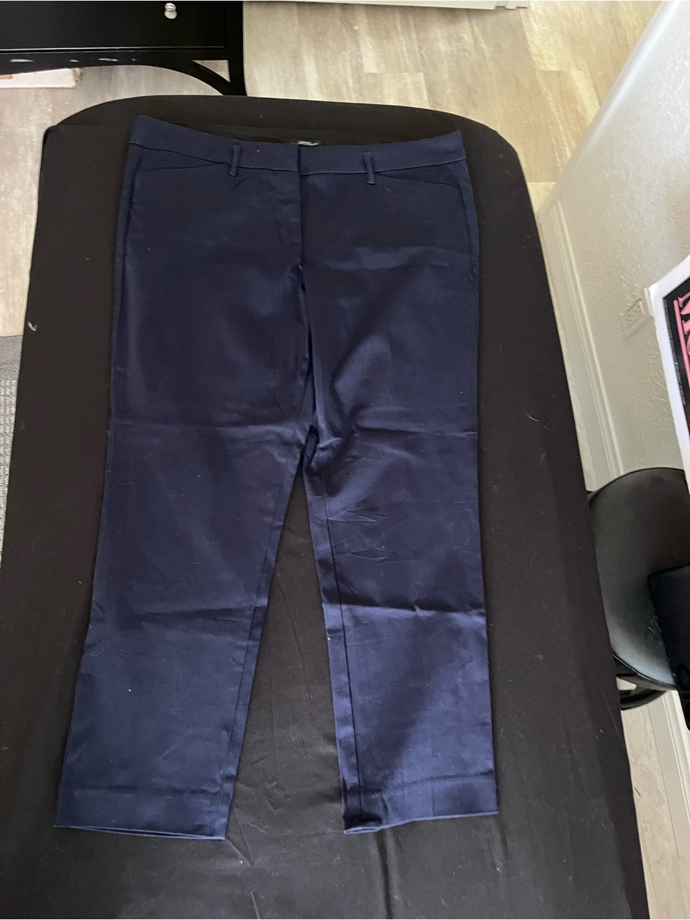Worthington Petite Classic Navy Dress Pants - Tailored Straight Fit 12P